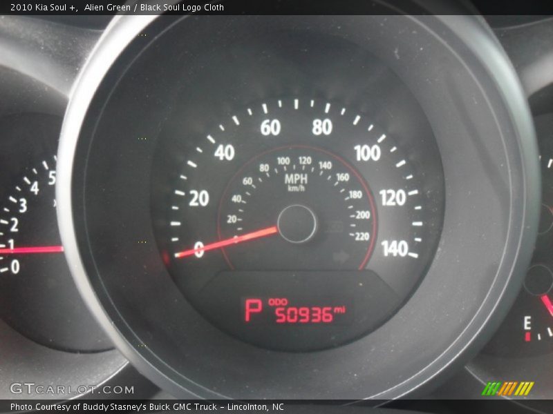Alien Green / Black Soul Logo Cloth 2010 Kia Soul +