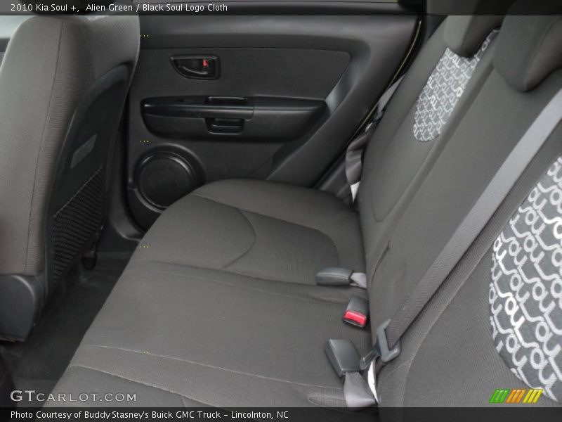 Alien Green / Black Soul Logo Cloth 2010 Kia Soul +