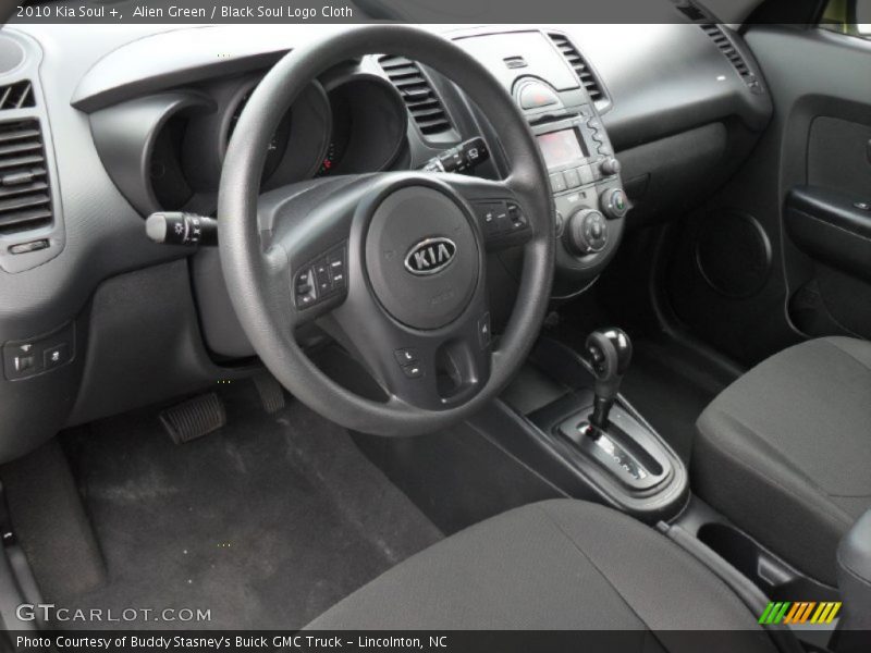 Alien Green / Black Soul Logo Cloth 2010 Kia Soul +