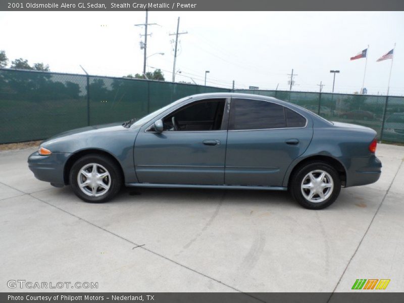 Stealth Gray Metallic / Pewter 2001 Oldsmobile Alero GL Sedan