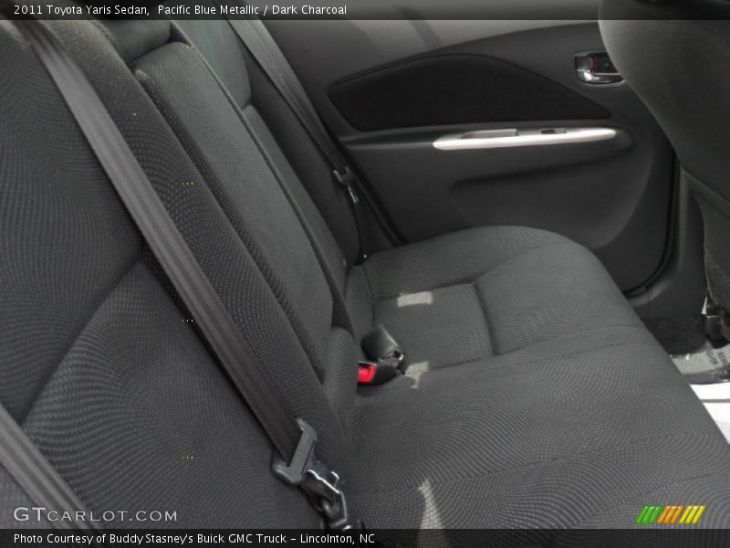 Pacific Blue Metallic / Dark Charcoal 2011 Toyota Yaris Sedan