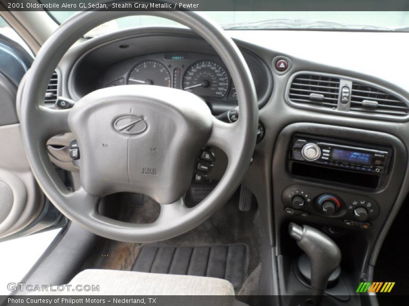 Stealth Gray Metallic / Pewter 2001 Oldsmobile Alero GL Sedan