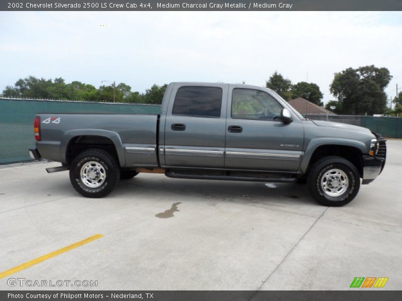  2002 Silverado 2500 LS Crew Cab 4x4 Medium Charcoal Gray Metallic