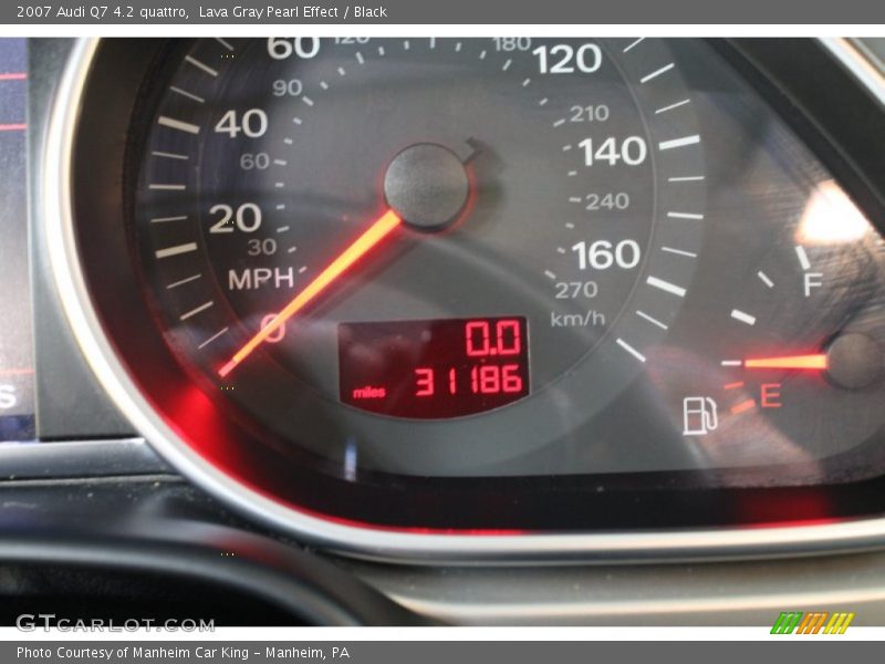 Lava Gray Pearl Effect / Black 2007 Audi Q7 4.2 quattro