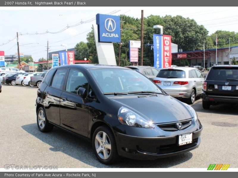 Nighthawk Black Pearl / Black 2007 Honda Fit