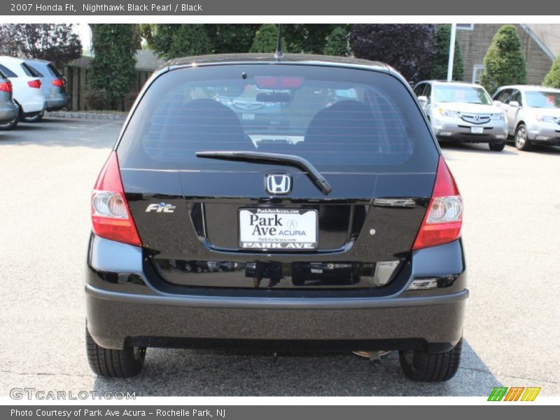 Nighthawk Black Pearl / Black 2007 Honda Fit