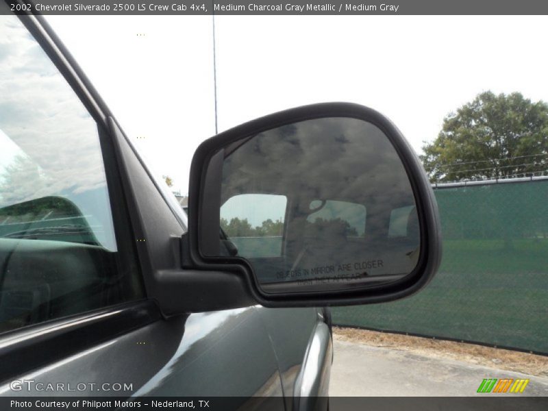 Medium Charcoal Gray Metallic / Medium Gray 2002 Chevrolet Silverado 2500 LS Crew Cab 4x4