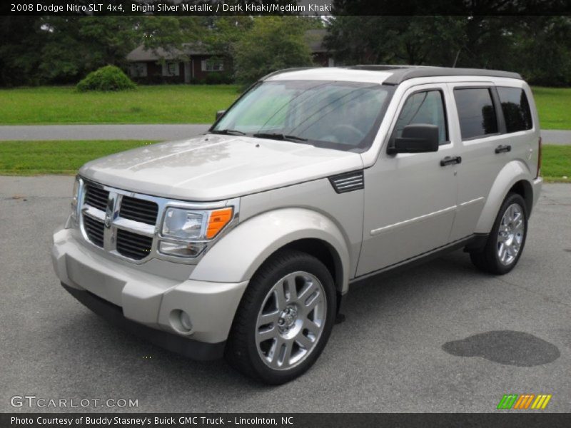 Bright Silver Metallic / Dark Khaki/Medium Khaki 2008 Dodge Nitro SLT 4x4
