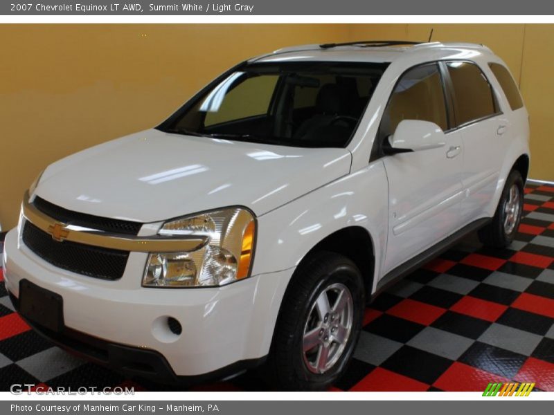 Summit White / Light Gray 2007 Chevrolet Equinox LT AWD