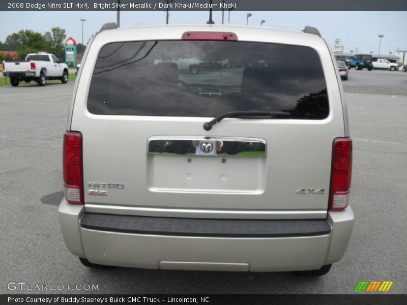 Bright Silver Metallic / Dark Khaki/Medium Khaki 2008 Dodge Nitro SLT 4x4