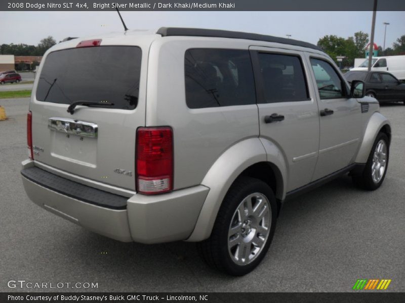 Bright Silver Metallic / Dark Khaki/Medium Khaki 2008 Dodge Nitro SLT 4x4