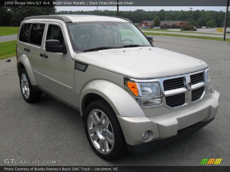 Bright Silver Metallic / Dark Khaki/Medium Khaki 2008 Dodge Nitro SLT 4x4