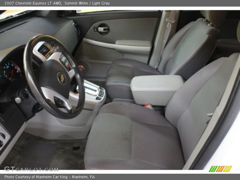 Summit White / Light Gray 2007 Chevrolet Equinox LT AWD