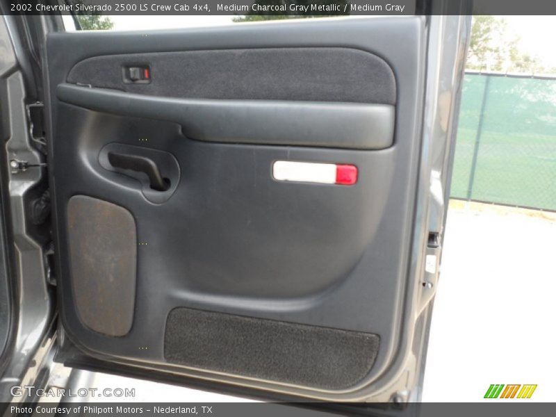 Medium Charcoal Gray Metallic / Medium Gray 2002 Chevrolet Silverado 2500 LS Crew Cab 4x4