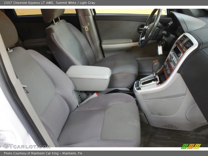 Summit White / Light Gray 2007 Chevrolet Equinox LT AWD