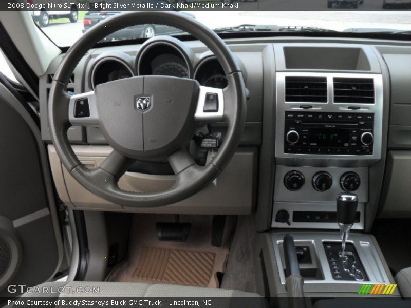 Bright Silver Metallic / Dark Khaki/Medium Khaki 2008 Dodge Nitro SLT 4x4