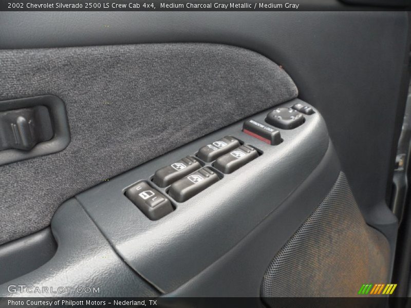 Medium Charcoal Gray Metallic / Medium Gray 2002 Chevrolet Silverado 2500 LS Crew Cab 4x4
