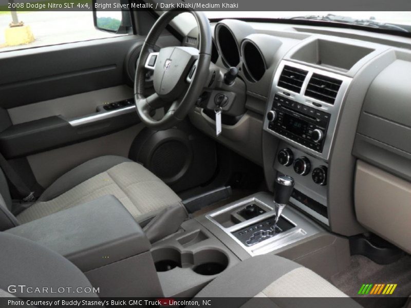 Bright Silver Metallic / Dark Khaki/Medium Khaki 2008 Dodge Nitro SLT 4x4