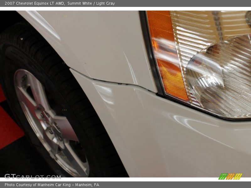Summit White / Light Gray 2007 Chevrolet Equinox LT AWD