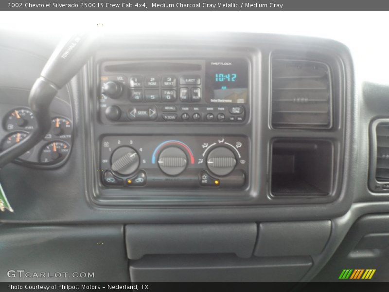 Medium Charcoal Gray Metallic / Medium Gray 2002 Chevrolet Silverado 2500 LS Crew Cab 4x4