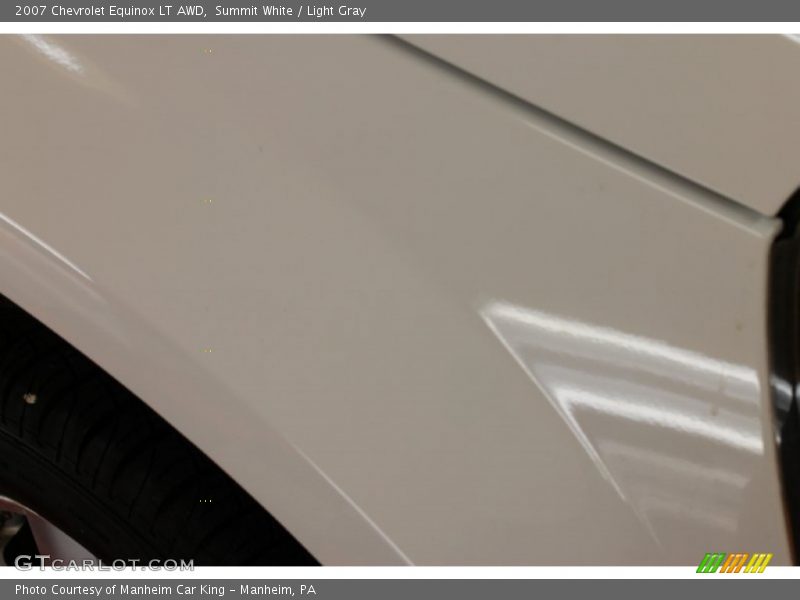 Summit White / Light Gray 2007 Chevrolet Equinox LT AWD