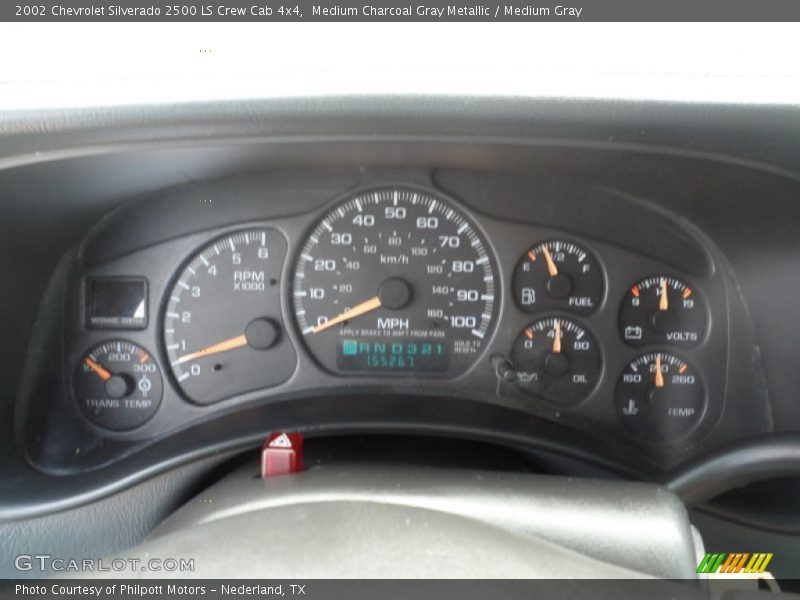  2002 Silverado 2500 LS Crew Cab 4x4 LS Crew Cab 4x4 Gauges