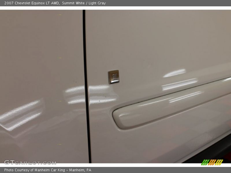 Summit White / Light Gray 2007 Chevrolet Equinox LT AWD