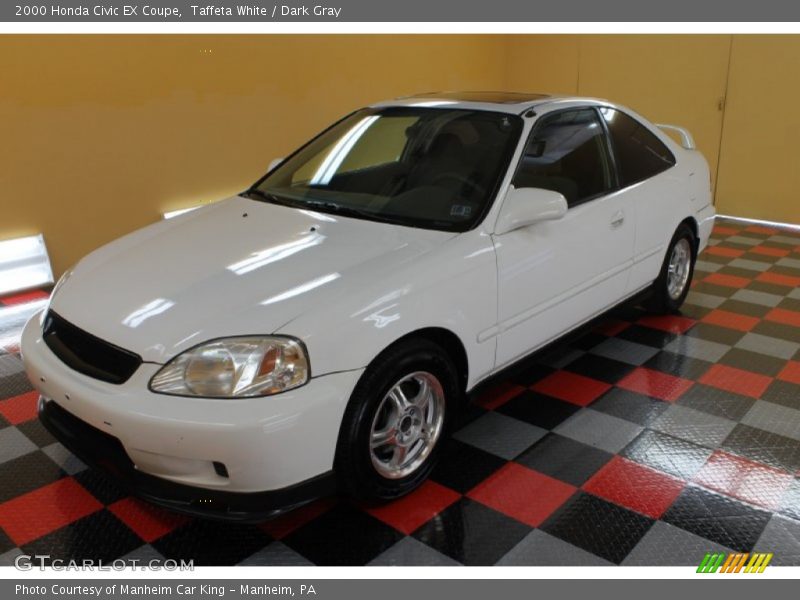 Taffeta White / Dark Gray 2000 Honda Civic EX Coupe