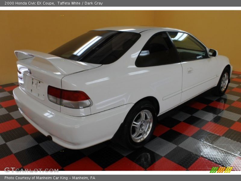 Taffeta White / Dark Gray 2000 Honda Civic EX Coupe