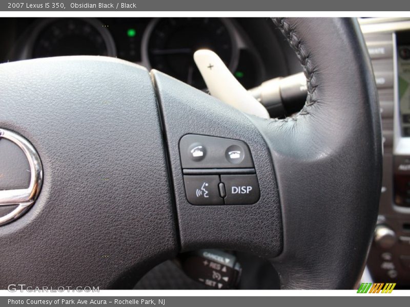 Obsidian Black / Black 2007 Lexus IS 350