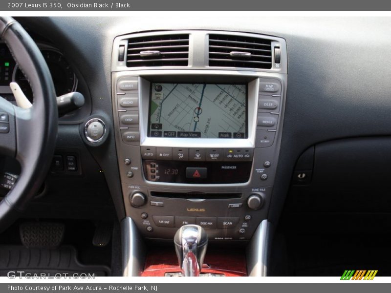 Obsidian Black / Black 2007 Lexus IS 350