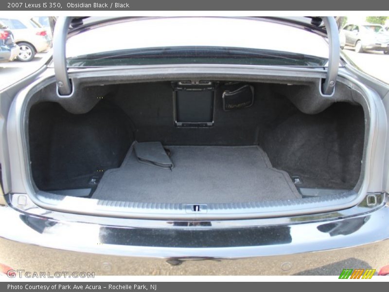 Obsidian Black / Black 2007 Lexus IS 350