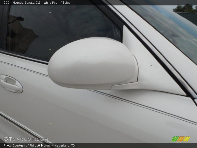 White Pearl / Beige 2004 Hyundai Sonata GLS