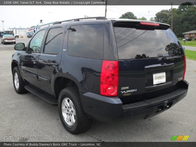 Deep Blue Metallic / Cocoa/Light Cashmere 2008 GMC Yukon SLT 4x4