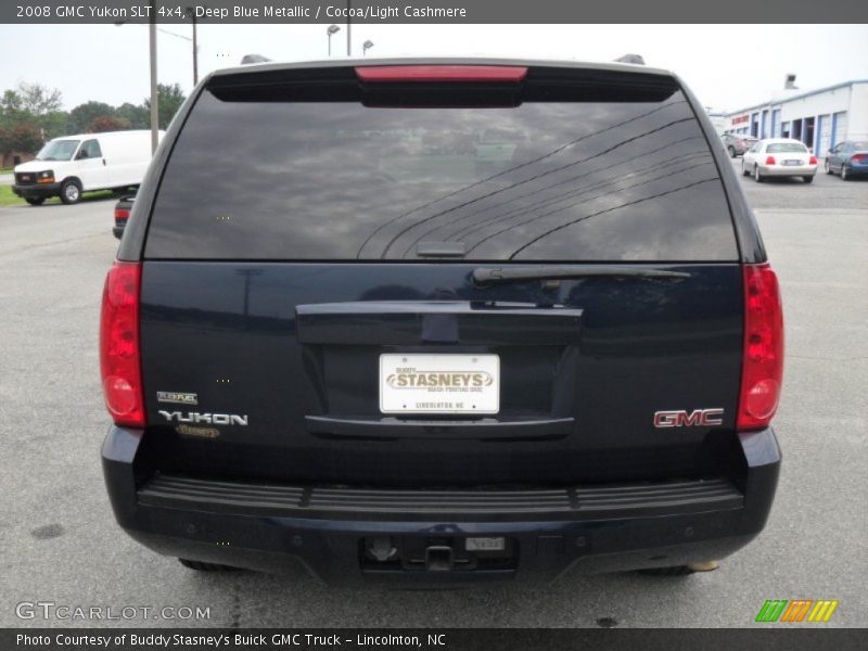 Deep Blue Metallic / Cocoa/Light Cashmere 2008 GMC Yukon SLT 4x4