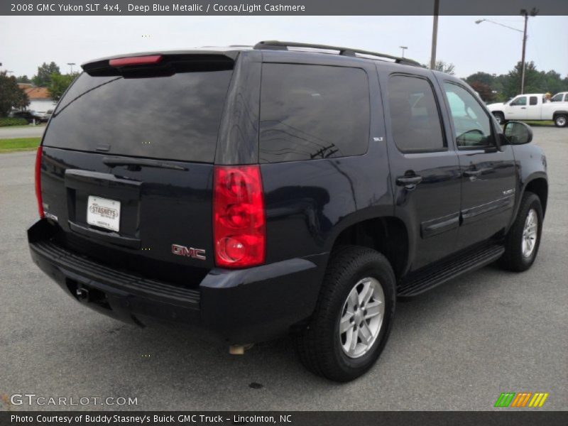 Deep Blue Metallic / Cocoa/Light Cashmere 2008 GMC Yukon SLT 4x4