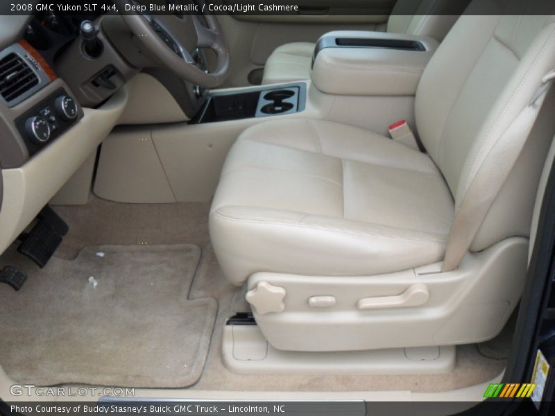 Deep Blue Metallic / Cocoa/Light Cashmere 2008 GMC Yukon SLT 4x4