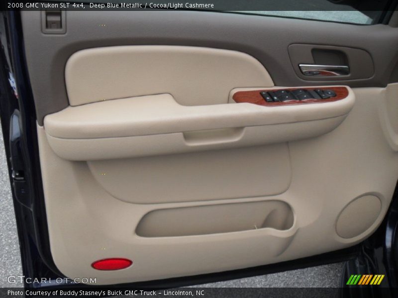 Deep Blue Metallic / Cocoa/Light Cashmere 2008 GMC Yukon SLT 4x4