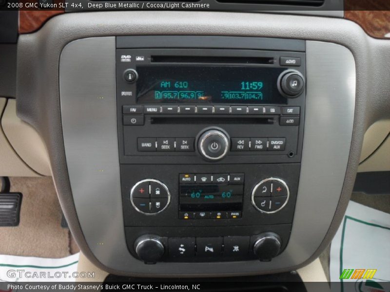 Deep Blue Metallic / Cocoa/Light Cashmere 2008 GMC Yukon SLT 4x4