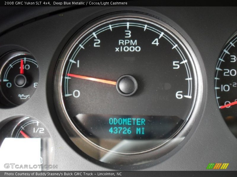 Deep Blue Metallic / Cocoa/Light Cashmere 2008 GMC Yukon SLT 4x4