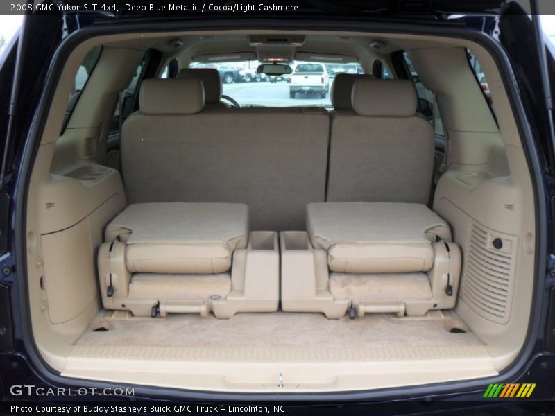 Deep Blue Metallic / Cocoa/Light Cashmere 2008 GMC Yukon SLT 4x4