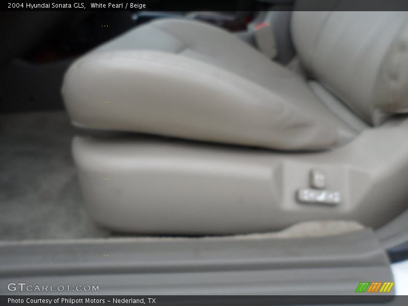 White Pearl / Beige 2004 Hyundai Sonata GLS