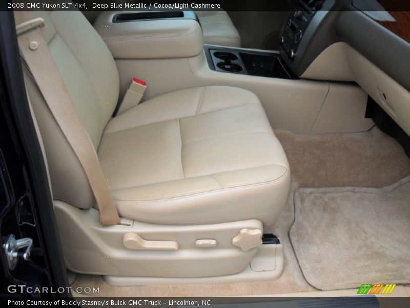 Deep Blue Metallic / Cocoa/Light Cashmere 2008 GMC Yukon SLT 4x4