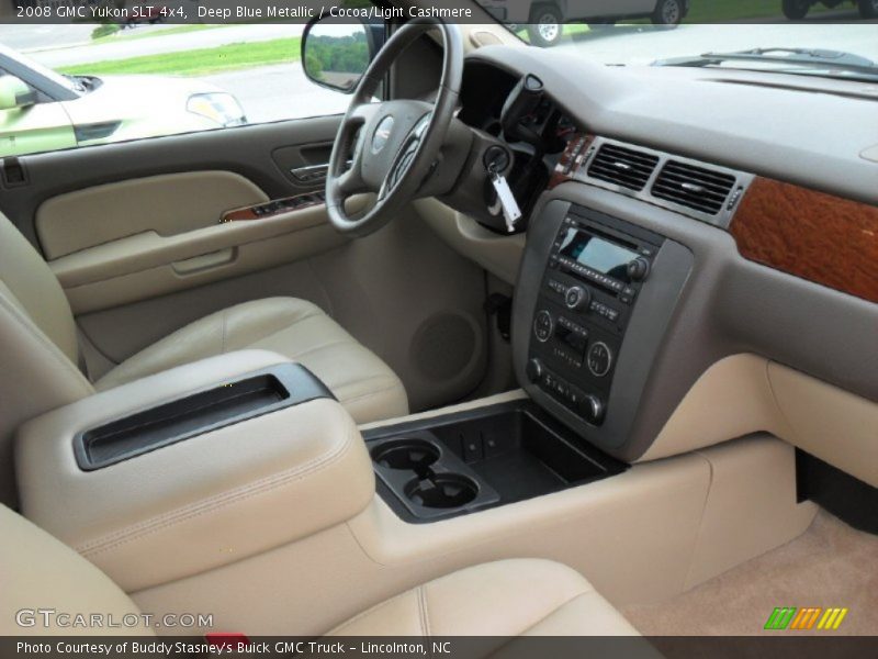 Deep Blue Metallic / Cocoa/Light Cashmere 2008 GMC Yukon SLT 4x4