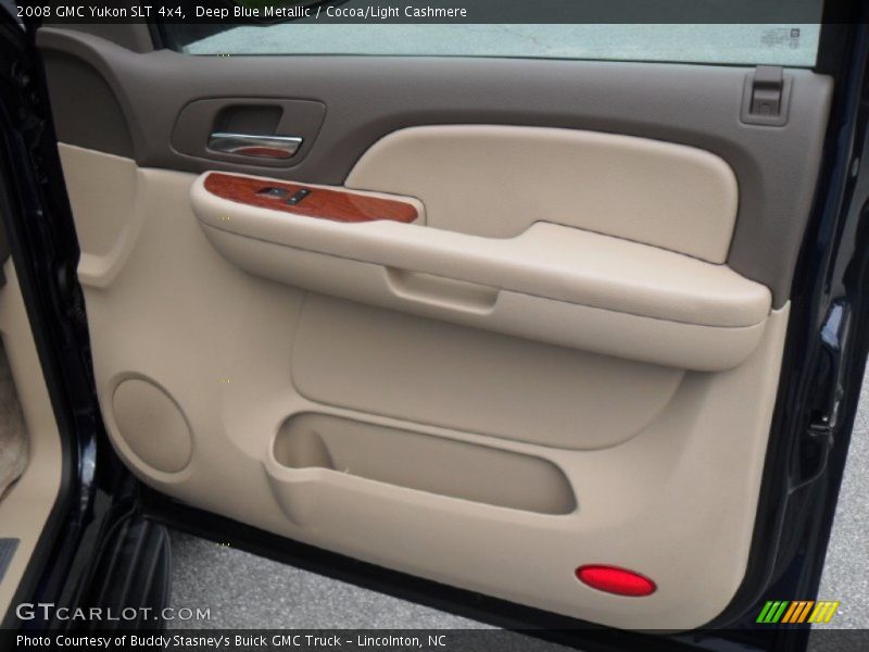 Deep Blue Metallic / Cocoa/Light Cashmere 2008 GMC Yukon SLT 4x4