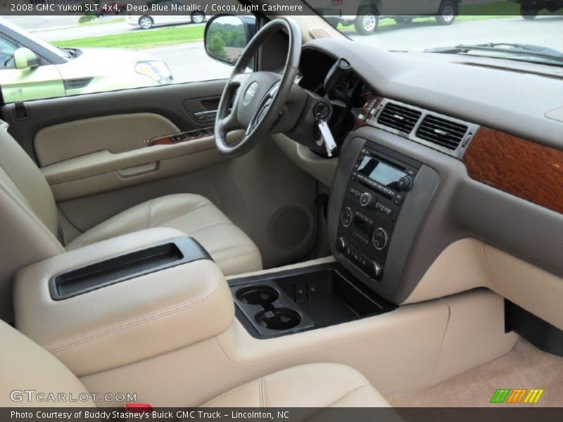 Deep Blue Metallic / Cocoa/Light Cashmere 2008 GMC Yukon SLT 4x4