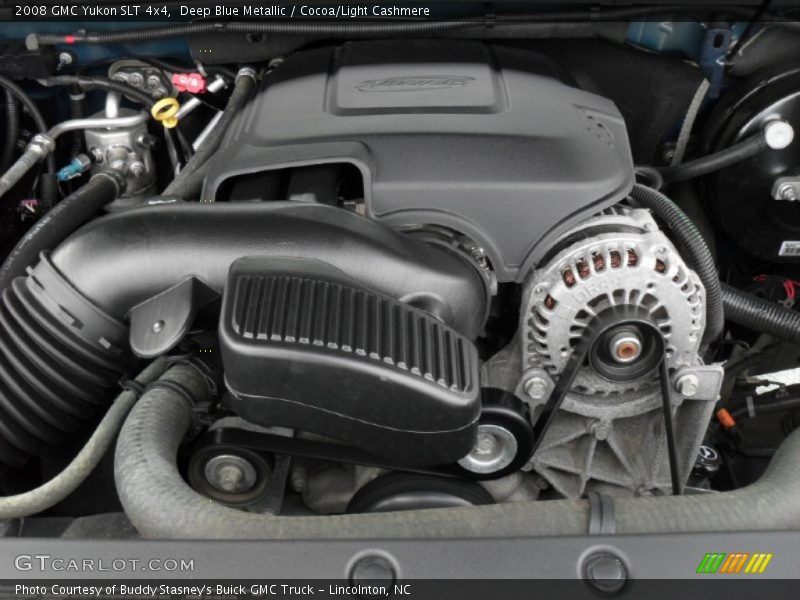 Deep Blue Metallic / Cocoa/Light Cashmere 2008 GMC Yukon SLT 4x4