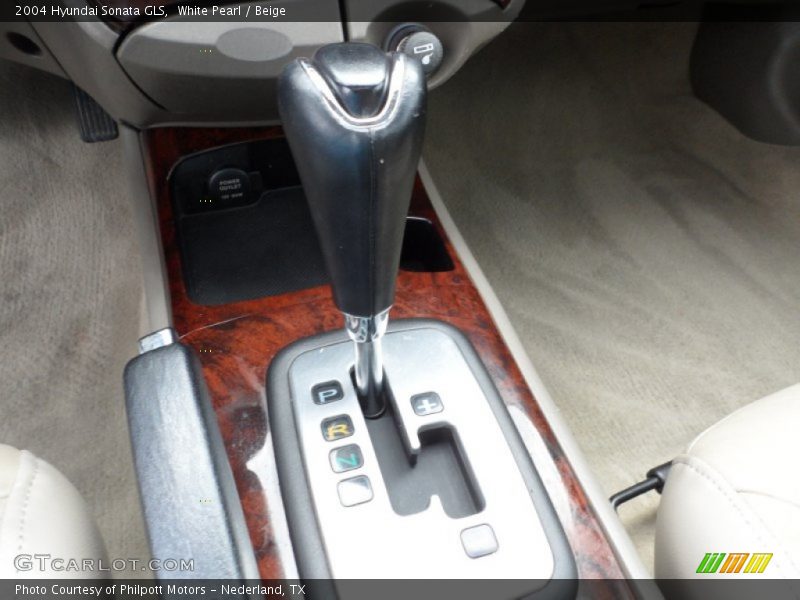 White Pearl / Beige 2004 Hyundai Sonata GLS