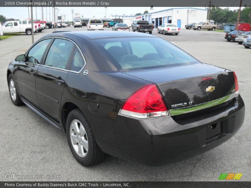 Mocha Bronze Metallic / Gray 2009 Chevrolet Impala LT