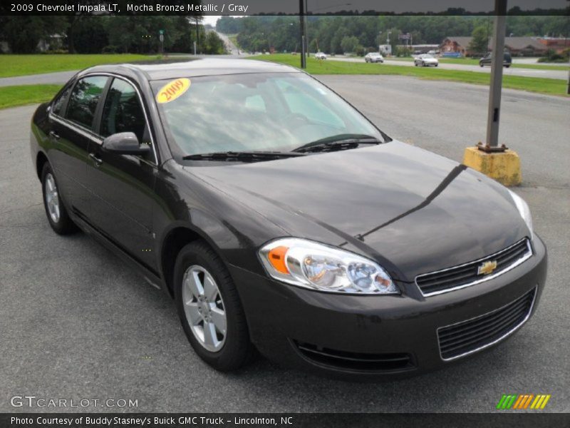 Mocha Bronze Metallic / Gray 2009 Chevrolet Impala LT
